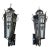 Pair of Authentic Salvaged Oversized Exterior Gothic Style Light From Historic Masonic Temple, 1920's For Sale