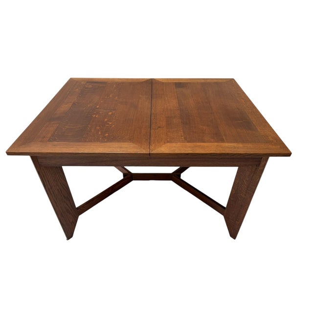 Art Deco Dutch Extending Dining Table by Hendrik Wouda, 1924 For Sale - Image 12 of 12