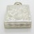 Metal Vintage Italian Silver 800 Chiseled Perfume Bottle with Turquoise Stone Cap, 1970s For Sale - Image 7 of 14
