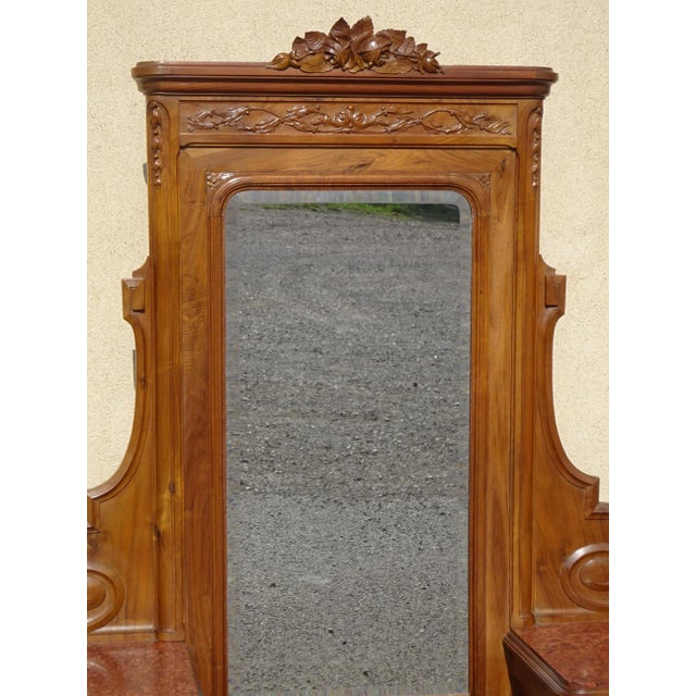 Vintage Walnut Dressing Table, 1950s For Sale - Image 15 of 18