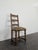 Rustic Leather and Wood Chairs, Set of 6 For Sale - Image 3 of 9