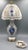 Porcelain Lamp with Vases in Reticulated Porcelain from Klausenburg, 1980s, Set of 3 For Sale - Image 4 of 18