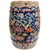 Chinoiserie Mid 20th Century Chinese Famille Rose Cobalt Blue Millefleurs & Butterfly Porcelain Garden Stool For Sale - Image 3 of 10