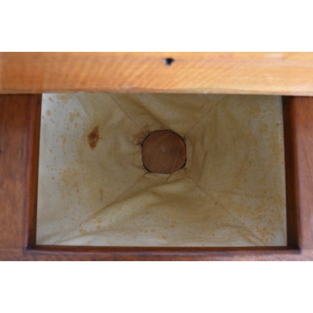 Antique Georgian Marquetry Inlay Work Table For Sale - Image 12 of 13