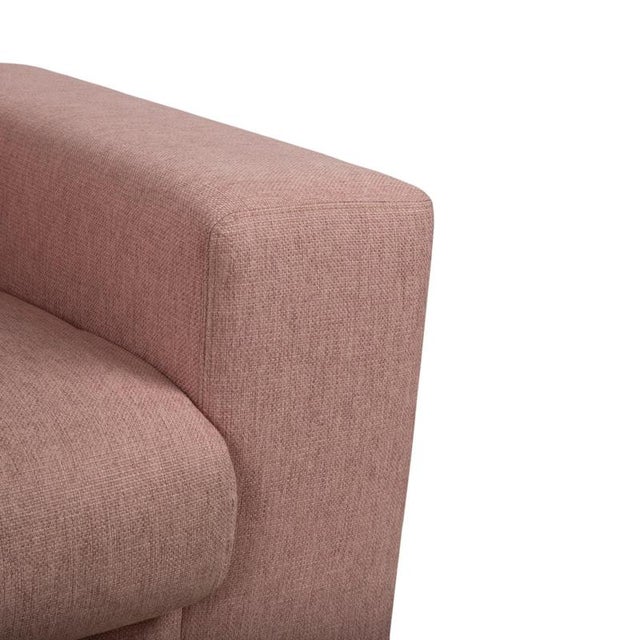 Textile Sepia Fabric Three-Seater with Ottoman in Rose with Storage Compartment from Bolia, Set of 2 For Sale - Image 7 of 18
