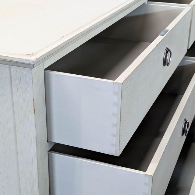 White Restoration Hardware Maison 6-Drawer Dresser in Antique White For Sale - Image 8 of 11