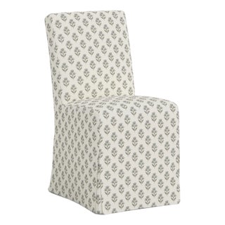 Slipcover for Stoffer Home x Cloth & Company for Lindy Slipcover Dining Chair in Francie Floral Flint For Sale