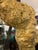 Contemporary Custom - Made Cave Rock Formation Gold Finish Resin Floor Mirror For Sale - Image 3 of 9