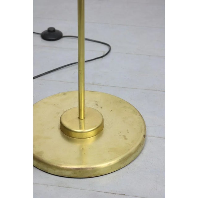 Metal Vintage Floor Lamp in Brass For Sale - Image 7 of 18