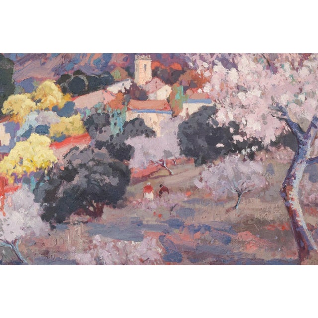 This dreamlike landscape glows with kaleidoscopic tones of pink, red and blue, as if the entire scene is awash with the...