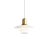 Poul Henningsen Ph 2/1 Brass & Glass Pendant for Louis Poulsen For Sale