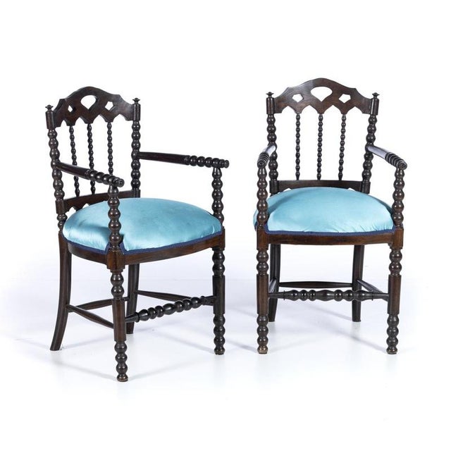 Chairs in Wood, 19th Century, Set of 2 For Sale - Image 6 of 6