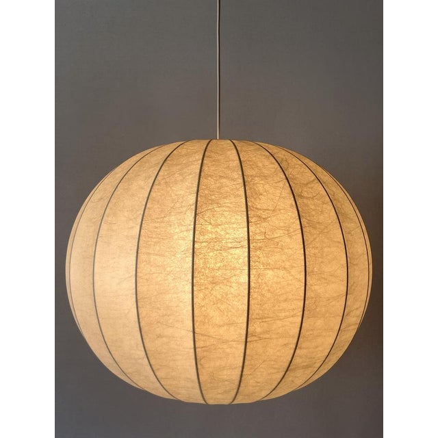 Mid-Century Goldkant Cocoon Pendant Lamp by Friedel Wauer for Goldkant Leuchten, Germany, 1960s For Sale - Image 4 of 18