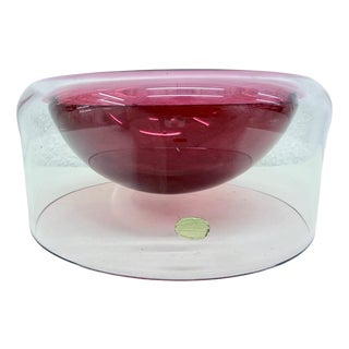 Mid-Century Glass Vase by Tapio Wirkkala for Rosenthal, 1960s For Sale