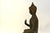 Metal Antique Tibetan Bronze Buddha Shakyamuni With High Crown For Sale - Image 7 of 15