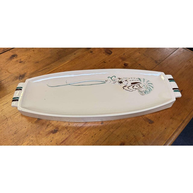 Quimper Earthenware Lobster Service, 1930s, Set of 27 For Sale - Image 15 of 18