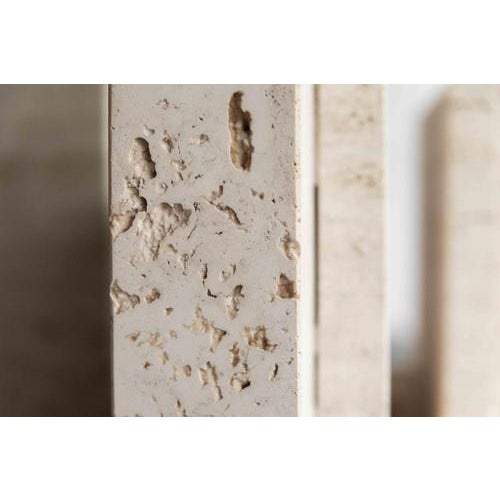 Glass & Travertine Dining Table by Willy Ballez For Sale - Image 12 of 18