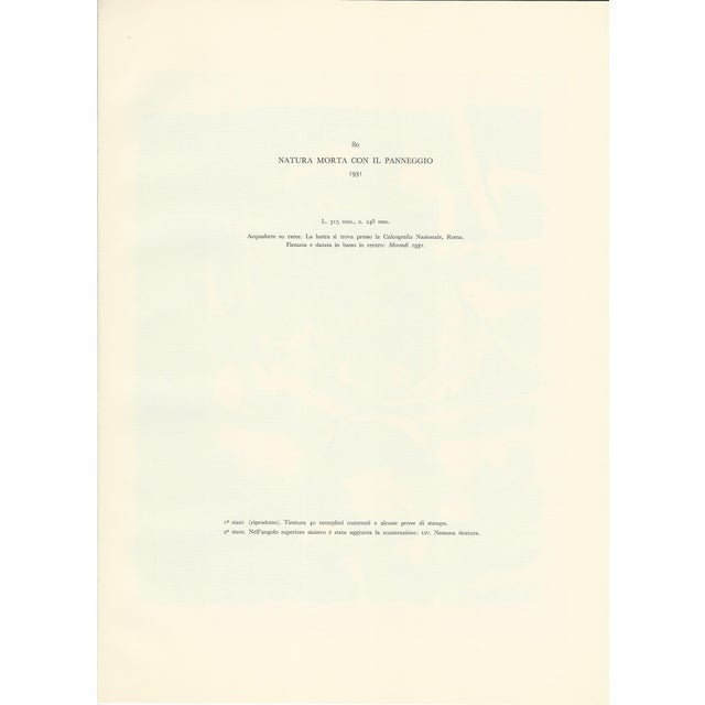 1950s Giorgio Morandi, Still Life with Drapery, 1931-1957, Lithograph For Sale - Image 5 of 7