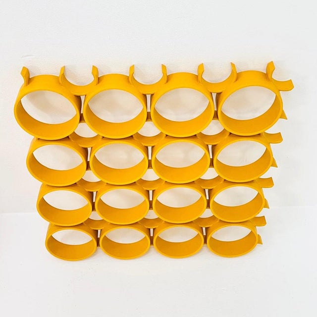 Gold Space Age Yellow Plastic Ceiling Panels, 1970s For Sale - Image 8 of 11