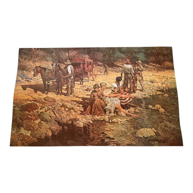 1985 Robert Summers Limited Edition Signed Print “Ten Minute Stretch” Unframed 1238/1500 For Sale