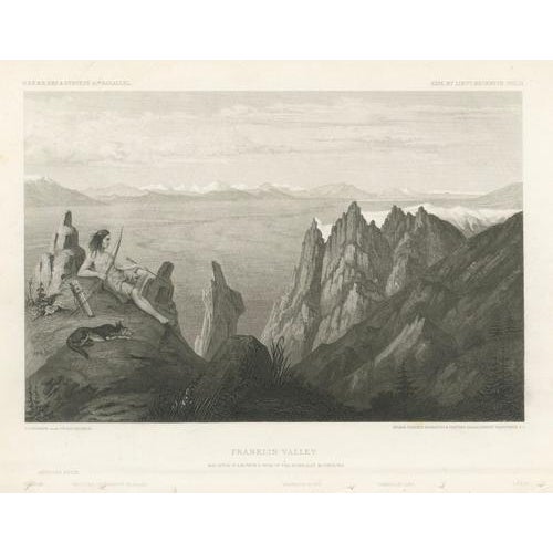After C. Schumann, Franklin Valley, Great Basin Nevada, Engraving, 1855 For Sale - Image 9 of 9