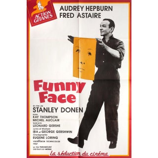 Funny Face R1990s French Half Grande Film Poster For Sale