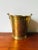 Early 20th Century Charming Geometric Etched Vintage Brass Water Bucket For Sale - Image 5 of 10