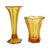 Art Deco Luxval Series Américain Vases in Amber Glass from Val Saint Lambert, 1935, Set of 2 For Sale - Image 9 of 18