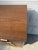 Mid 20th Century Mid Century Modern Walnut Highboy Dresser With Sculptural Brass Ring Pulls For Sale - Image 5 of 12