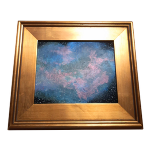 Nebula Galaxy Stars Artist Signed Painting