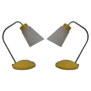Czech Table Lamps from Lidokov, 1960s, Set of 2 For Sale