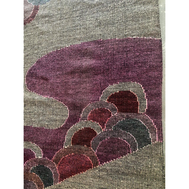 Handwoven + Signed Abstract Tapestry For Sale - Image 13 of 17