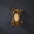 Claude Lalanne Vintage Art Deco Gilted Metal “Sleeping Beauty” Floral Mirror in the Style of Claude Lalanne For Sale - Image 4 of 9