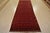 Tribal Baloch Runner 5’4” X 12’8” Red Wool Vintage Tribal Hand-Knotted Rug For Sale - Image 3 of 13