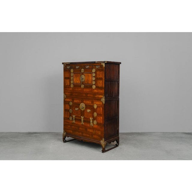 Traditional Asian Wooden Cabinet, 1900s For Sale - Image 3 of 18