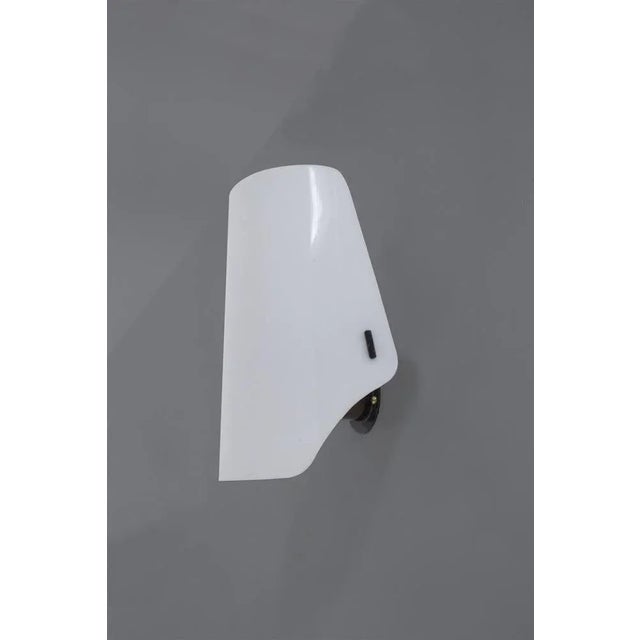 Black Mid-Century Italian Wall Light by Gino Sarfatti, 1950s For Sale - Image 8 of 8