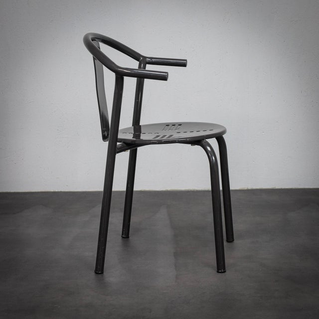 Metal Postmodern Maxmo Dining Chairs from Ikea, 1980s, Set of 6 For Sale - Image 7 of 11