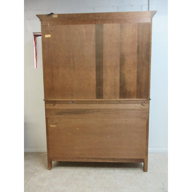 1980s Henredon Villandry French Country Secretary Desk Liquor Cabinet China Hutch For Sale - Image 12 of 12