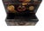 Antique 1895 Meiji Period Japanese Miniature Black Lacquer Tansu Chest Jewelry Box For Sale - Image 10 of 11