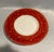 Mid-Century Modern Vintage Red Starburst Large Ceramic Serving Bowl Huge Italian Starburst Holiday For Sale - Image 3 of 4