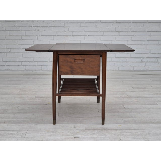 Vintage Danish Foldable Coffee Table, 1950s For Sale - Image 14 of 18