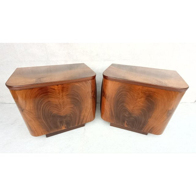 Jindrich Halabala Bedside Tables by Jindřich Halabala for Up Závody, 1960s, Set of 2 For Sale - Image 4 of 18