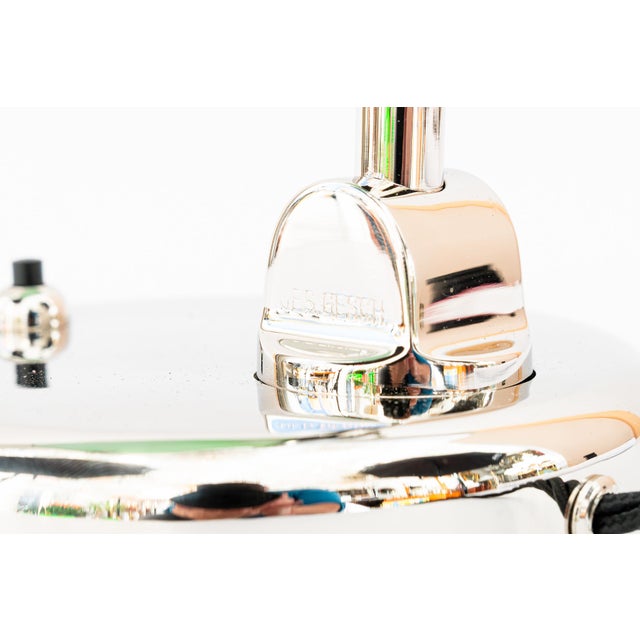 Black Bauhaus Nickel-Plated Swiveling Banker's Table Lamp, Germany, 1920s For Sale - Image 8 of 18