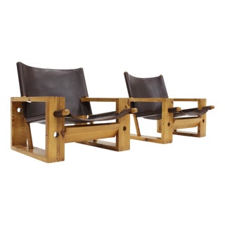 Lounge Chairs by Ate van Apeldoorn for Houtwerk Hattem, Netherlands, 1960s , Set of 2 For Sale