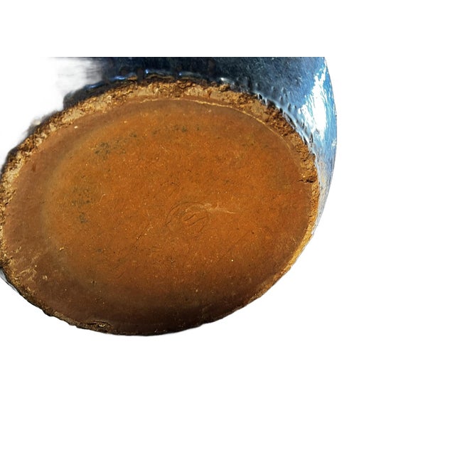 Antique Yixing Blue Flambe Glazed Stoneware Pot For Sale - Image 10 of 15