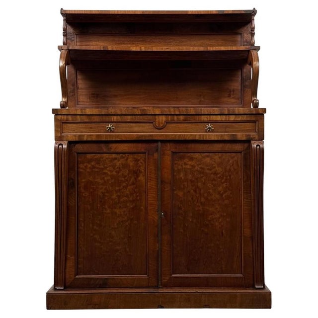 Antique Early 19th Century English Regency Mahogany Chiffonier For Sale - Image 13 of 13
