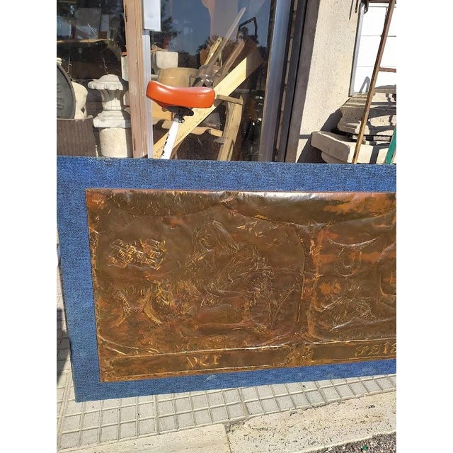 Grounded Painting on Copper Panels, The Four Seasons and the Zodiac Signs, Italy, 1970 For Sale - Image 6 of 18