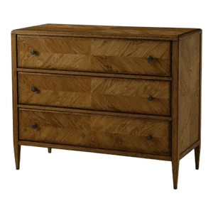 Rustic Dark Oak Chest of Drawers