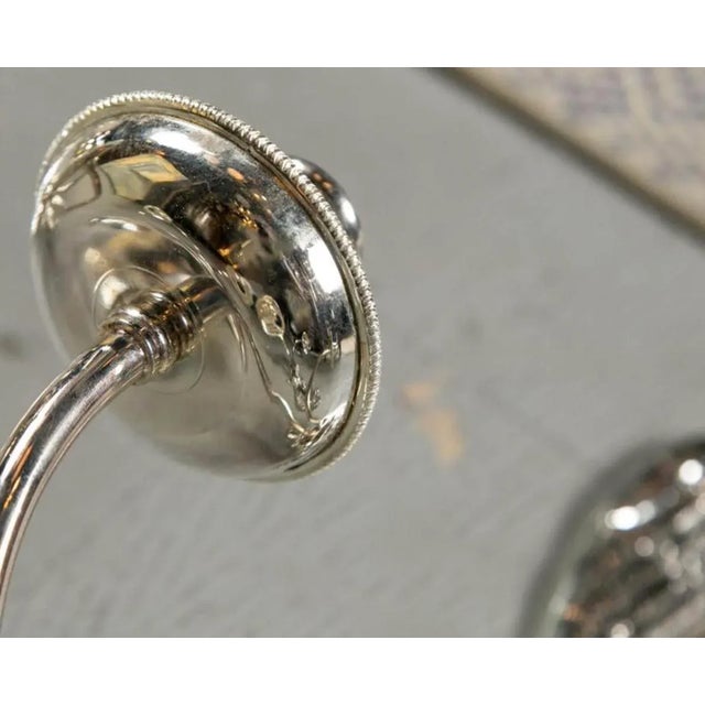 1920s Silver Plated Federal Eagls Sconces - a Pair For Sale In New York - Image 6 of 9