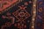 Hamedan Rug 3'5'' X 6'3'' Red Wool Vintage Tribal Hand-Knotted Oriental Carpet For Sale - Image 4 of 13